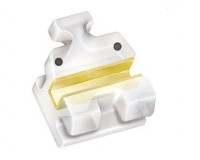 Brackets Cerámicos ccon Ranura de Oro Roth (1caso)  